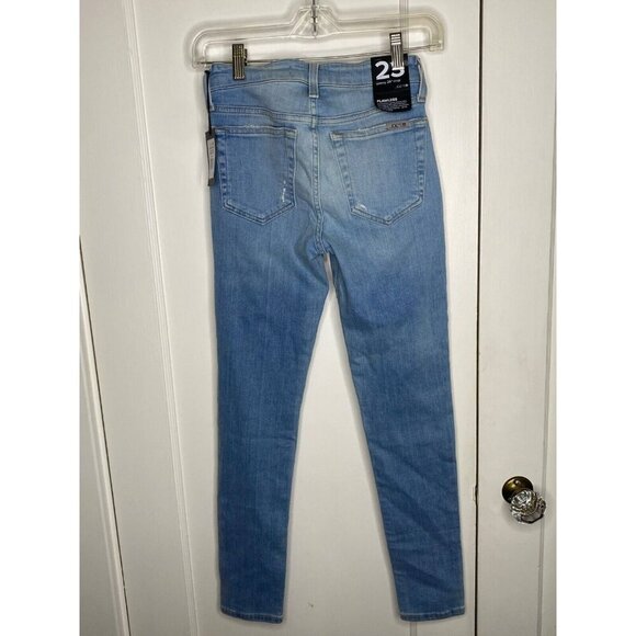 Joe's Jeans Women's Mid-Rise Cropped Skinny Jeans - Blue - Size 23 (00) nwt - Picture 6 of 7
